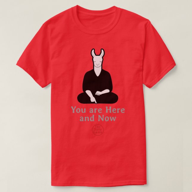 T-shirt Ici et maintenant (Design devant)