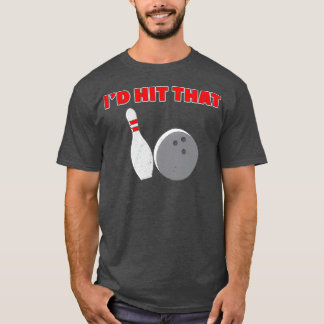 T-shirt Ici La Bière Hilarious Bee Bowling T