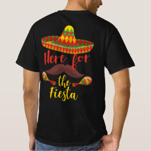 T-shirt Ici pour la Fiesta - Cinco De Drinko