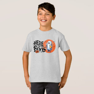 T-shirt Ici pour les Boos Boire et obtenir votre Spook