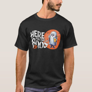 T-shirt Ici pour les Boos   Boire et obtenir votre Spook