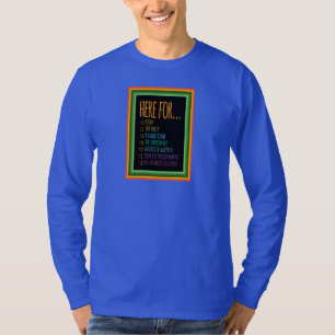 T-shirt Ici pour l'instant Frame Gfx Black BG