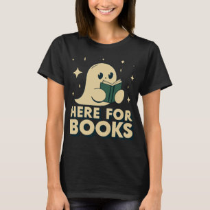 T-shirt Ici Pour Livres Jote Ghost Bibliothécaire