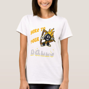 T-shirt Ici Pour Rompre Votre Billiard Player Snooker Pool
