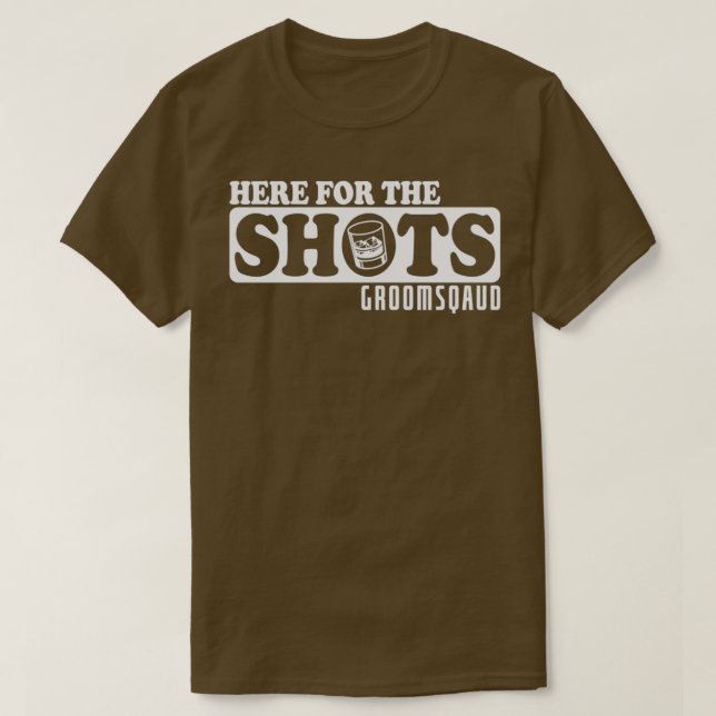 T-shirt Ici seulement pour boire enterrement de vie de gar (Design devant)