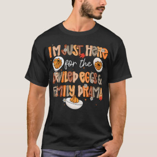 T-shirt Ici Seulement Pour Les Œufs Durs  Drame Familial M