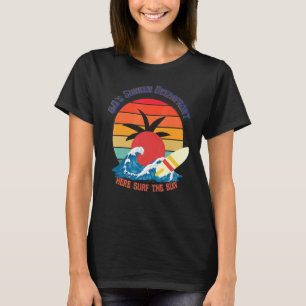 T-shirt Ici Surf Le Soleil Retro 60s Faded Summer Shrt
