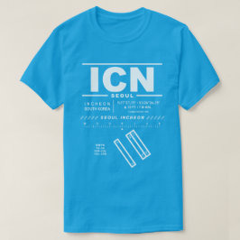 T-shirt ICN de l'aéroport international de Séoul-I