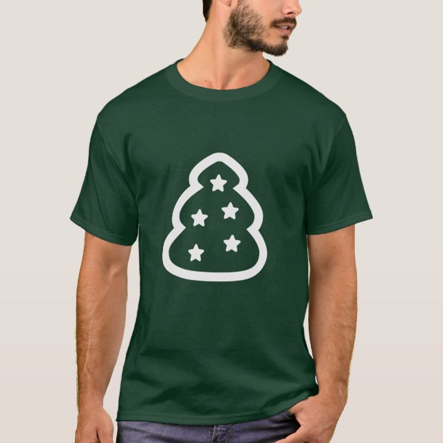 T-shirt Icône Arbre de Noël (Devant)