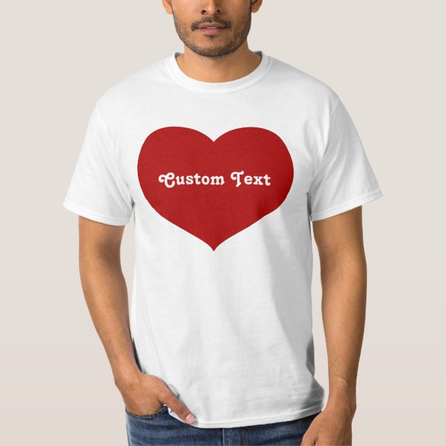 T-shirt Icône Coeur plat (Devant)