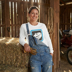 T-shirt Icône de grange d'hôpital Établissement de soins d
