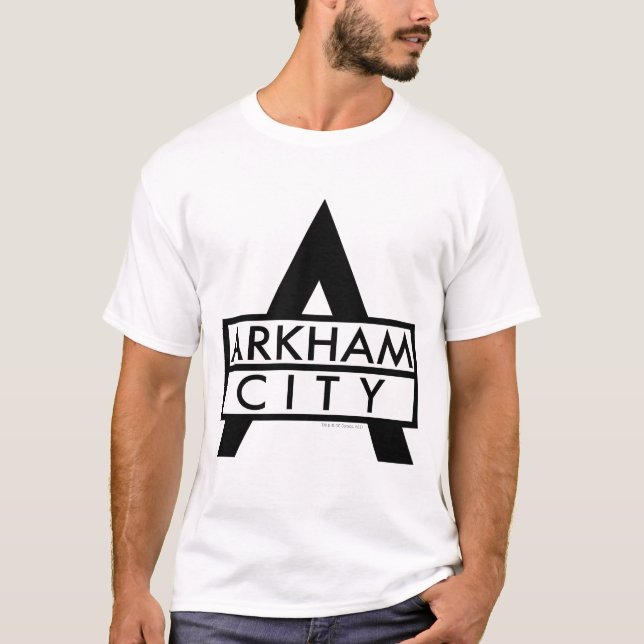 T-shirt Icône de la ville d'Arkham (Devant)