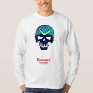 T-shirt Icône de tête de boomerang du peloton   de suici