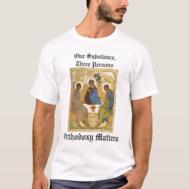 T-shirt Icône de trinité : Sujets d'orthodoxie (Devant)