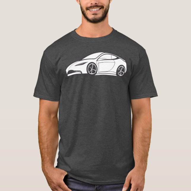 T-shirt icône de voiture (Devant)