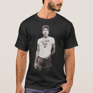 T-shirt Icône Décontractée Leonard Cohen