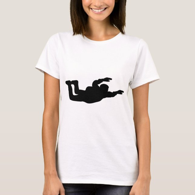 T-shirt icône du parachutisme (Devant)