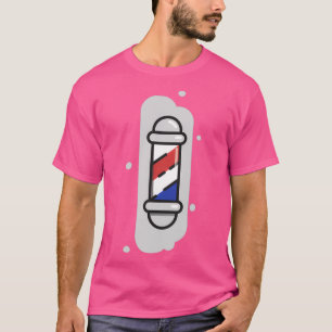 T-shirt Icône du poteau Cute Barbershop