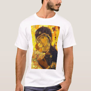 T-shirt Icône du Theotokos de Vladimir