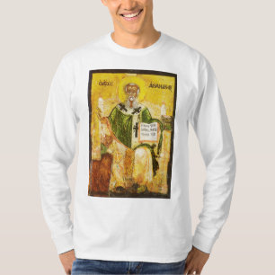 T-shirt Icône orthodoxe de saint Athanase d'Alexandrie