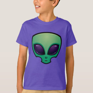 T-shirt Icône tête Alien