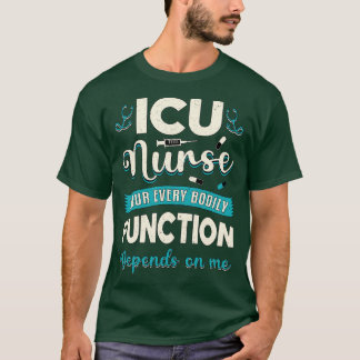 T-shirt Icu Infirmière Médecine Ambulance D'Urgence Ambula