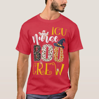 T-shirt ICU Nurse Boo Crew Halloween Costume Boo Ghost Spi