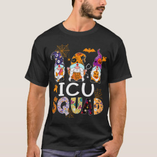 T-shirt Icu Squad Gnome Infirmière Halloween Scrubs Costum