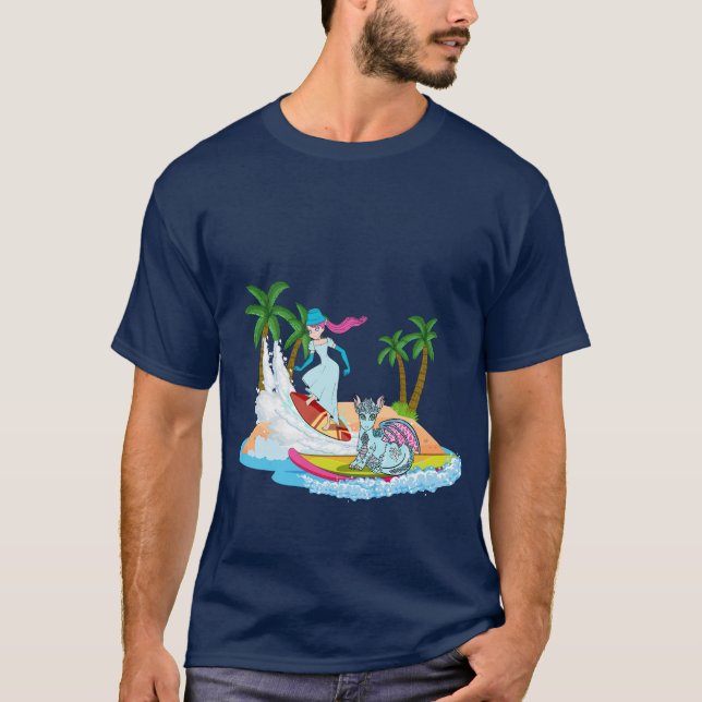 T-shirt Icy et Moonlight Surfing (Devant)