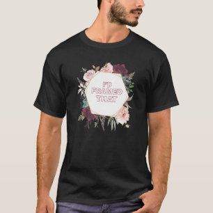 T-shirt ID Cadre Cette Plante Cadre Jardinage