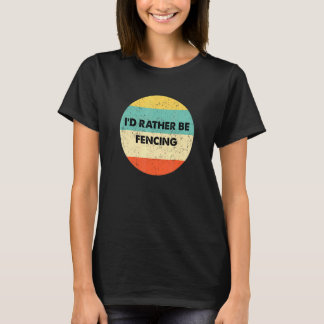T-shirt ID Fencer Plutôt Clôturer