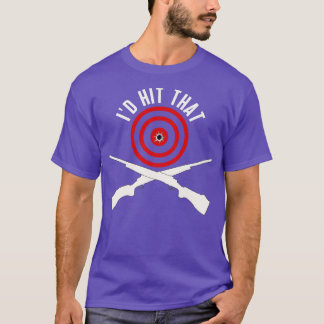 T-shirt ID frapper cette argile tirer sur l'argile Cible 2