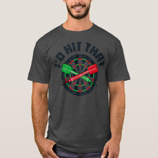 T-shirt ID frapper qui fléchit la cible de Cible de fleche