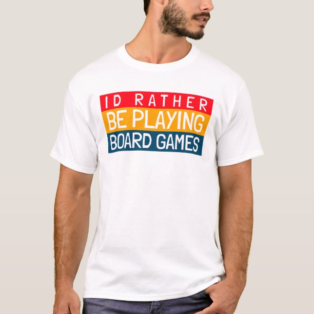 T-SHIRT ID PLUTÔT DE JOUER À DES JEUX DE LA COMMISSION (Devant)