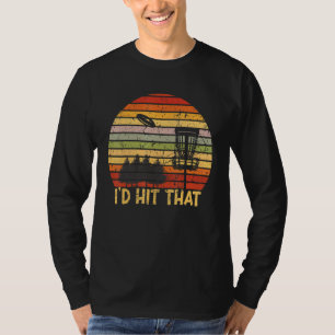 T-shirt Id Plutôt Être Disque Golf Rétro Frisbee Golf Disq