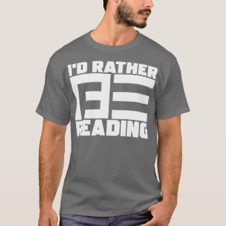 T-shirt Id Plutôt Lecture 1