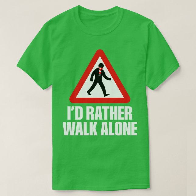T-shirt ID Plutôt marcher seul ARS blanc (Design devant)