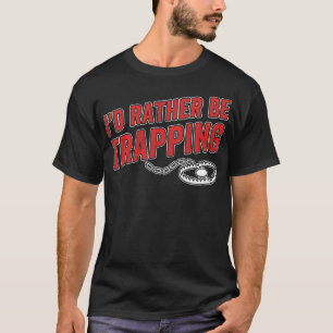 T-shirt ID Plutôt Trapper Funny Trap Hunter Trapper M