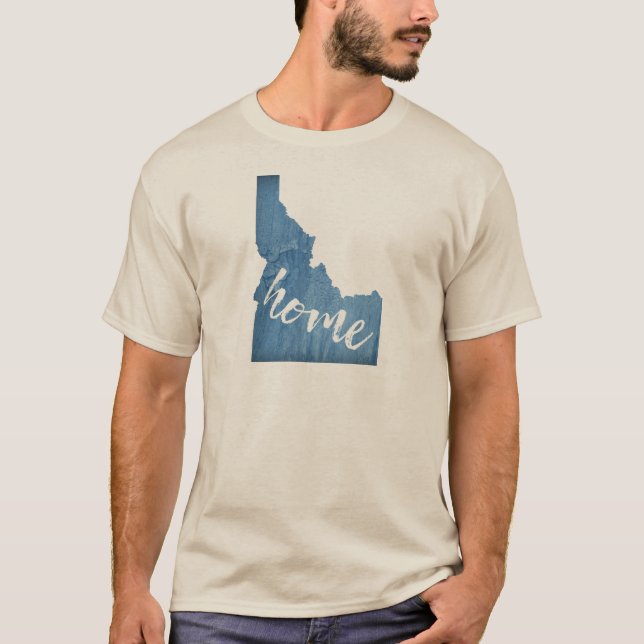 T-shirt Idaho Home Wood Grain (Devant)