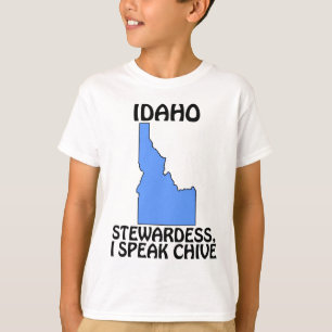 T-shirt Idaho - Hôtesse de l'air, je parle ciboulette