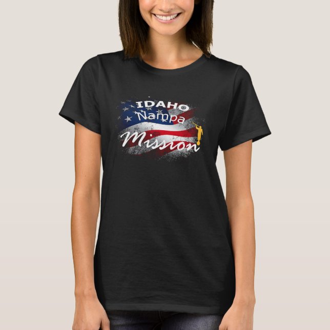T-shirt Idaho Nampa Mormon LDS Mission Missionnaire (Devant)