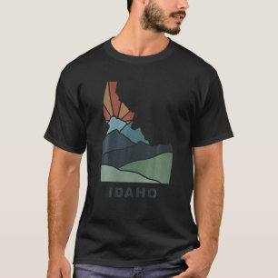 T-shirt Idaho Retro Vintage Classic Style ID graphique