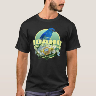 T-shirt Idaho state bird flower Oversized