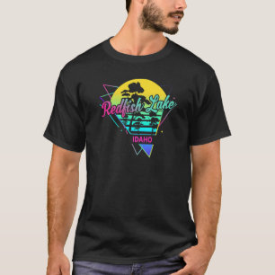 T-shirt Idaho USA Nostalgale Retro Redfish Lake