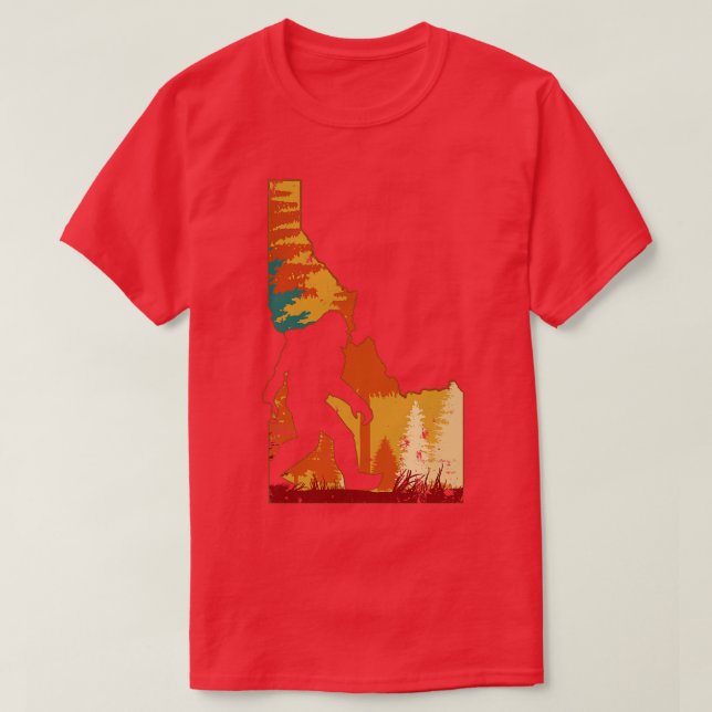 T-shirt Idaho Vintage rétro (Design devant)