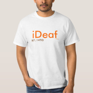T-shirt iDeaf, RIT/NTID - ABSdesigns