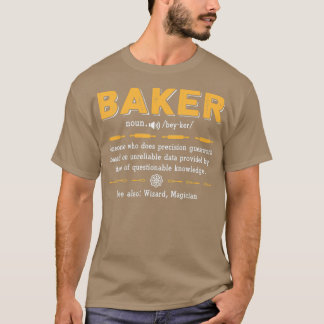 T-shirt Idéal Baker Définition Drôle Baking Dire Cadeaux