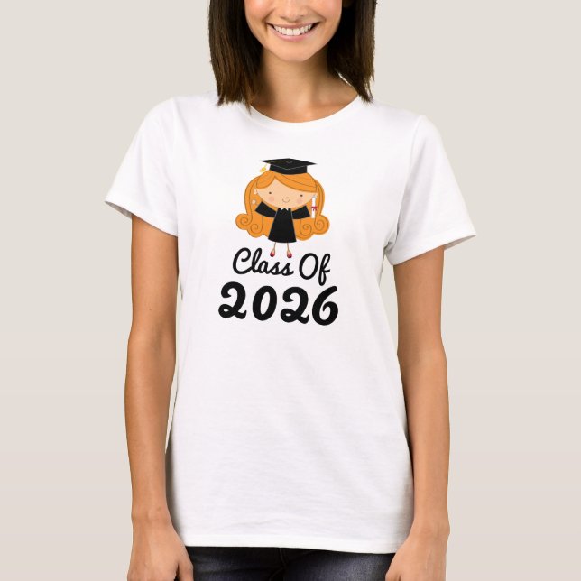 T-shirt Idée 2026 de cadeau d'obtention du diplôme pour (Devant)