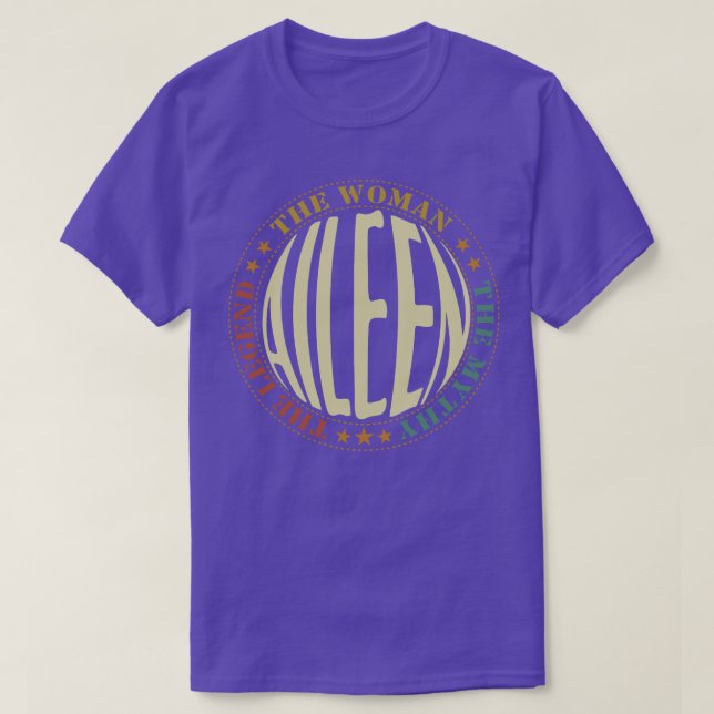T-shirt Idée cadeau Aileen (Design devant)