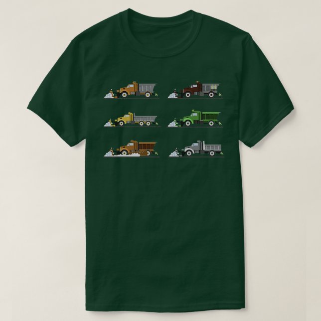 T-shirt Idée-cadeau de conducteur de souffle de neige cool (Design devant)
